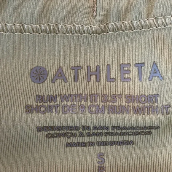 Athleta Run With It 3.5 inch Sage Green Women's Athletic Shorts Small - Picture 8 of 10